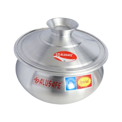 Picture of Alusafe Aluminium Special Curry Hari 08 inch with Lid  ( 20*12 cm)