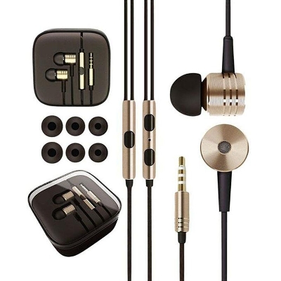 Picture of In Ear Earphone with extra Bass - Gold metal
