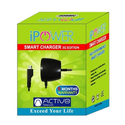 Picture of 6 month guaranty Active i power Charger -Black