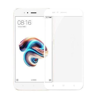 Picture of Mi 5x Tempered Glass Screen Protector Full-White