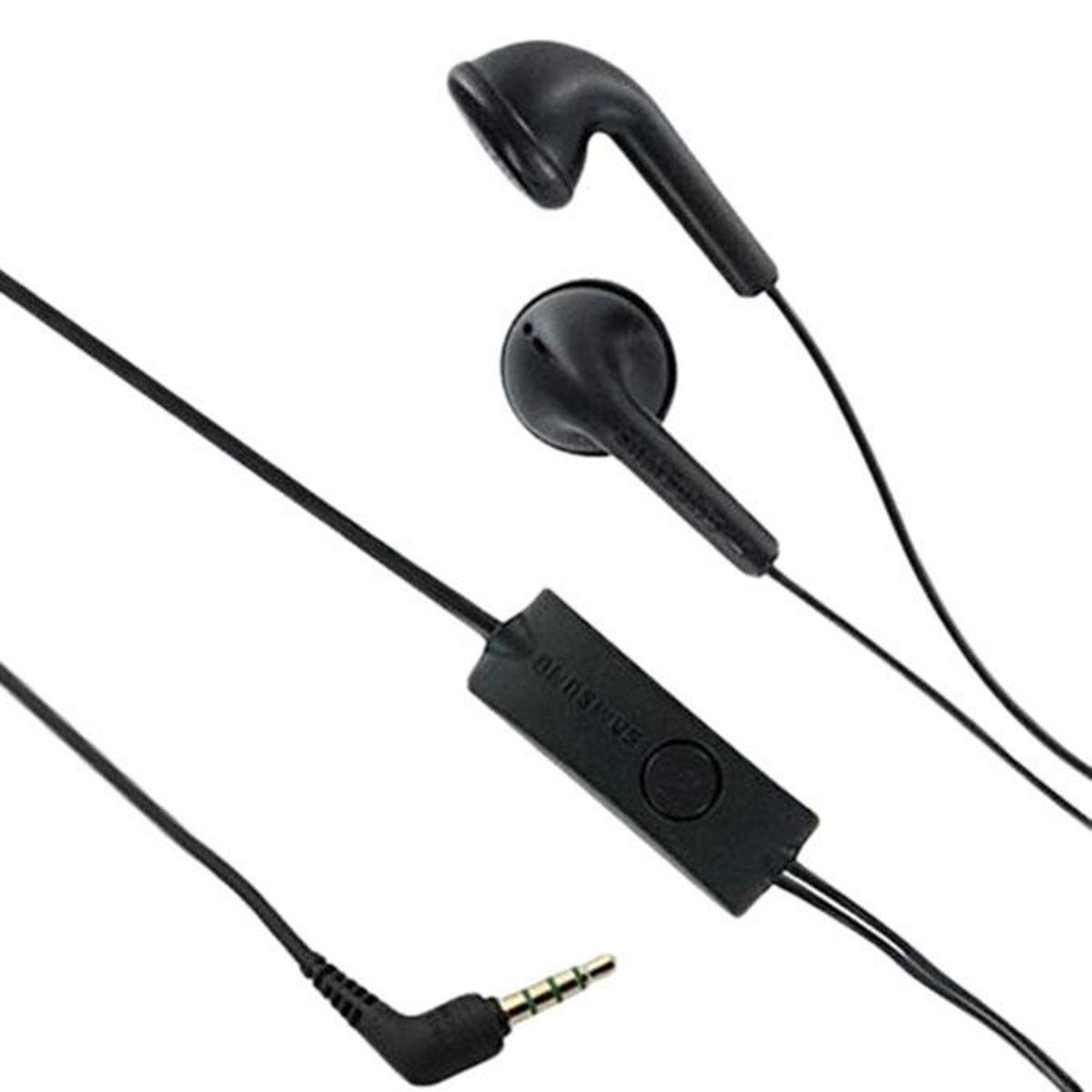 Picture of In ear Headphones with mic For All Samsung Mobile - Black