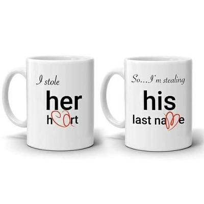 Picture of Pack of 2 Valentine mug  for Couple