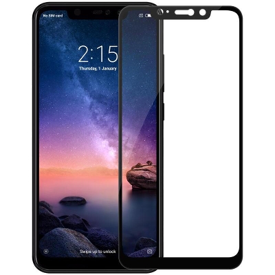 Picture of 6D Glass Screen Protector 9H for Mi Note 6 pro