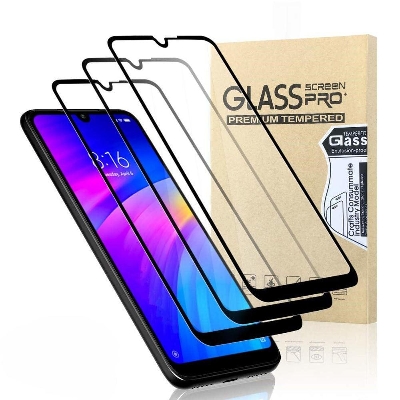 Picture of full 9D Glass For Mi Redmi Note 8 Pro Screen Protector 9H