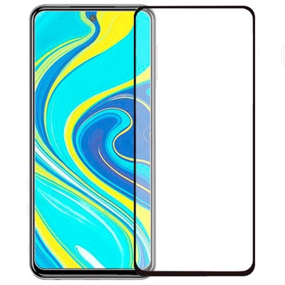 Picture of For Redmi note 9 pro full Screen Protector 9H  black