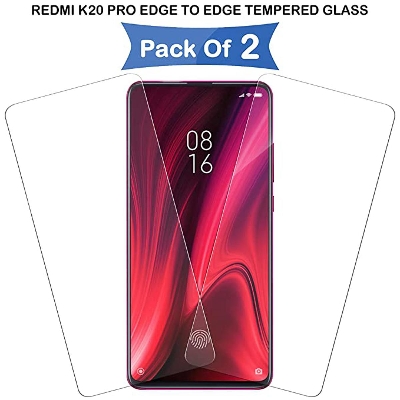 Picture of 2pcs Glass for Xiaomi Redmi K20 / Redmi K20 Pro Screen Protector 9H full black