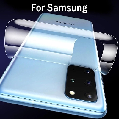 Picture of Premium Back Poly Sticker For Samsung Galaxy S20 Ultra - Thin Transparent