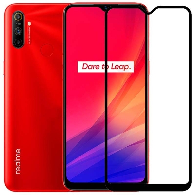 Picture of Realme C3 full Screen Protector 9H  black