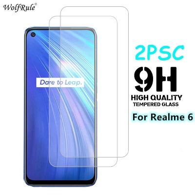 Picture of 2pc Realme 6  / Realme 6 pro Tempered Glass Screen Protector  – Transparent