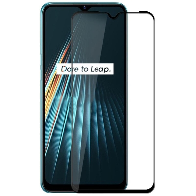 Picture of Realme 5i 5s 5pro full Screen Protector 9H  black