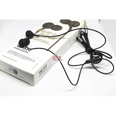 Picture of Remax RM 510 Touch Music Earphone with Mic (new pack edition 2020) - RM-510