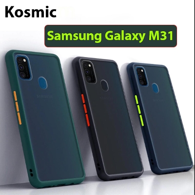 Picture of For Samsung M31 Matt Case Blue Colour Available