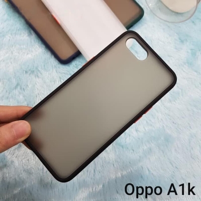 Picture of For Oppo A1k Matt Case Blue Black Colour Available