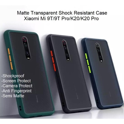 Picture of For Redmi k20 / Redmi K20 pro/ Mi 9T /Mi 9T pro Matt Case Blue Black Colour Available