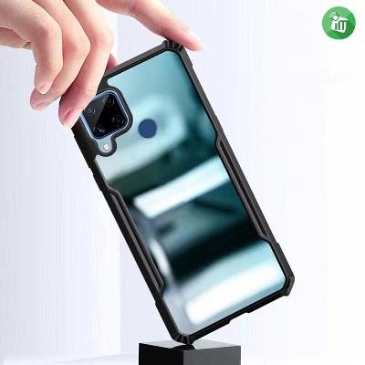 Picture of Xundd Ipaky For Realme C15 Case Shock proof Cover, Fitted Cases, Transparent Shell,