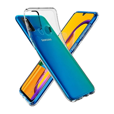 Picture of Samsung Galaxy M21 Transparent TPU Back Case Cover - Shockproof Protection