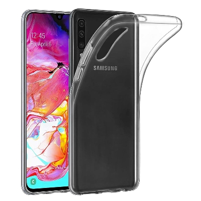 Picture of Back Case For Samsung Galaxy A70 Transparent Cover Tpu Back Case