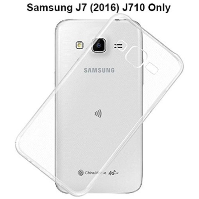 Picture of Back Case For Samsung Galaxy J7 10/2016 Transparent Cover Tpu Back Case