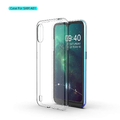 Picture of Back Case For Samsung Galaxy A01 Transparent Cover Tpu Back Case