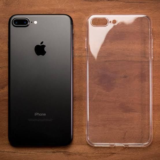 Picture of Transparent TPU Back Case for iPhone 8 Plus and iPhone 7 Plus - Scratch-Resistant and Slim Fit