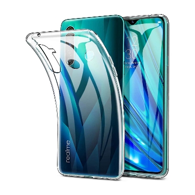 Picture of Realme 5i এর জন্য ব্যাক কেস স্বচ্ছ কভার tpu ব্যাক কেস (Back Case Cover For Smartphone)