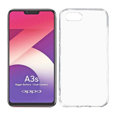 Picture of Back Case For OPPO A3S Transparent Cover Tpu Back Case