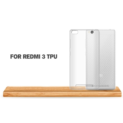Picture of Back Case For Xiaomi Redmi 3 Transparent Cover Tpu Back Case