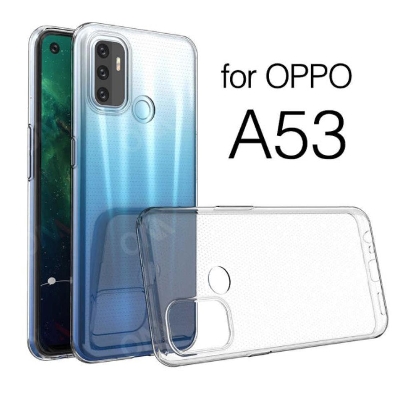 Picture of OPPO A53 Transparent TPU Back Case with Precise Cutouts