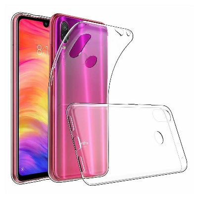 Picture of Back Case For Xiaomi Redmi Note 7 Transparent Cover Tpu Back Case