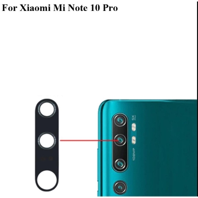 Picture of for Xiaomi Redmi Note 10 Pro Camera Main Glass Replacement Glass Slide, Glass Replacement Replace Objective Lens BACK Camera Rear Camera