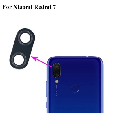 Picture of for Xiaomi Redmi 7 Camera Main Glass Replacement Glass Slide Glass Replacement Replace Objective Lens BACK Camera Rear Camera