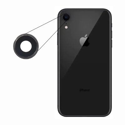 Picture of for iPhone XR Camera Main Glass Replacement Glass Slide, Glass Replacement Replace Objective Lens BACK Camera Rear Camera