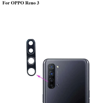 Picture of for OPPO Reno 3 Camera Main Glass Replacement Glass Slide, Glass Replacement Replace Objective Lens BACK Camera Rear Camera