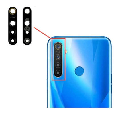Picture of for Realme 5 Camera Main Glass Replacement Glass Slide, Glass Replacement Replace Objective Lens BACK Camera Rear Camera