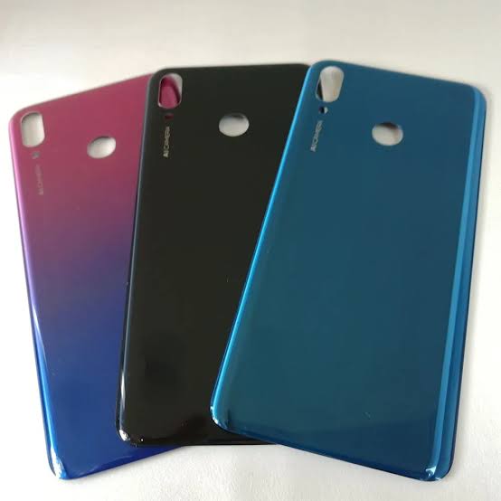 Picture of Huawei y9 2019 এর জন্য ব্যাকশেল huawei y9 2019 এর জন্য রিপ্লেসমেন্ট ব্যাক ব্যাটারি কভার ব্যাক রিয়ার গ্লাস কেস (Back Case Cover For Smartphone)