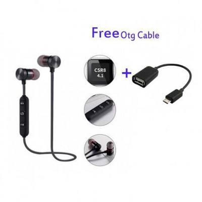 Picture of Stereo Super Bass Wireless Bluetooth Earphone - Black