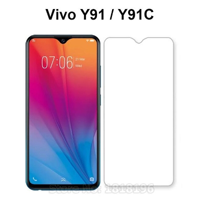 Picture of 2pcs Glass for Huawei Y91C Screen Protector 9H full black
