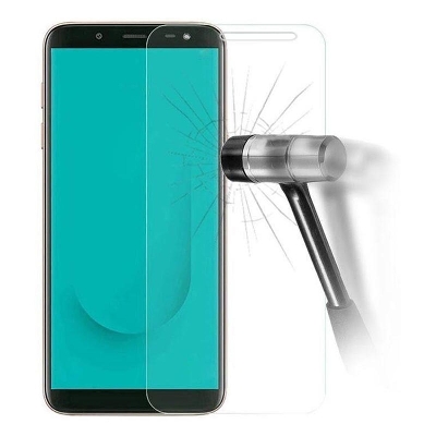 Picture of 2pcs Glass for Samsung Galaxy J6 Screen Protector 9H full black