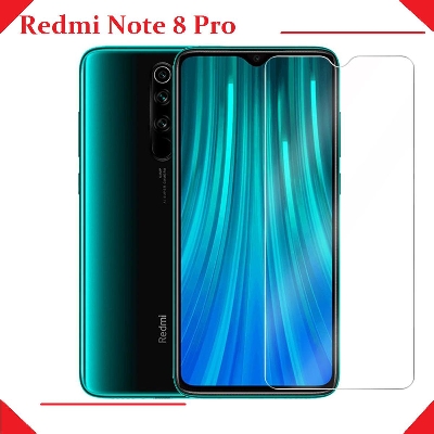 Picture of 2pcs Glass for Xiaomi Redmi Note 8 Pro Screen Protector 9H full black