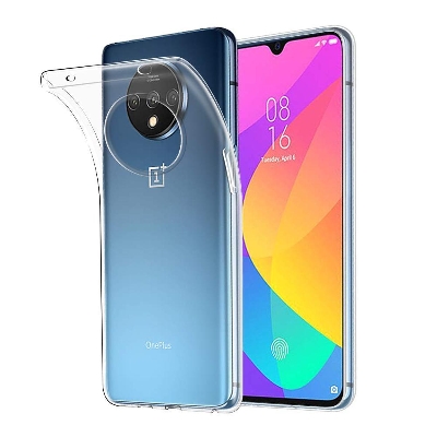 Picture of Back Case For OnePlus 7t Transparent Cover Tpu Back Case