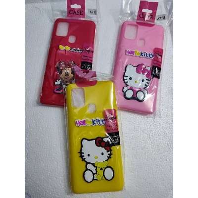 Picture of Colorful Ladies Silicon case FOR Samsung Galaxy A21s