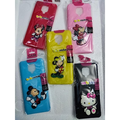 Picture of Colorful Ladies Silicon case FOR Xiaomi Redmi Note 9 Pro