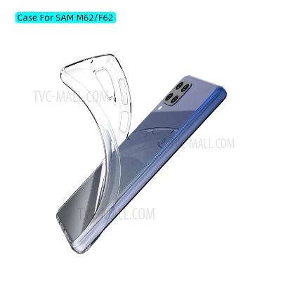 Picture of Back Case For Samsung Galaxy M62 Transparent Cover Tpu Back Case - Phone Back Cover