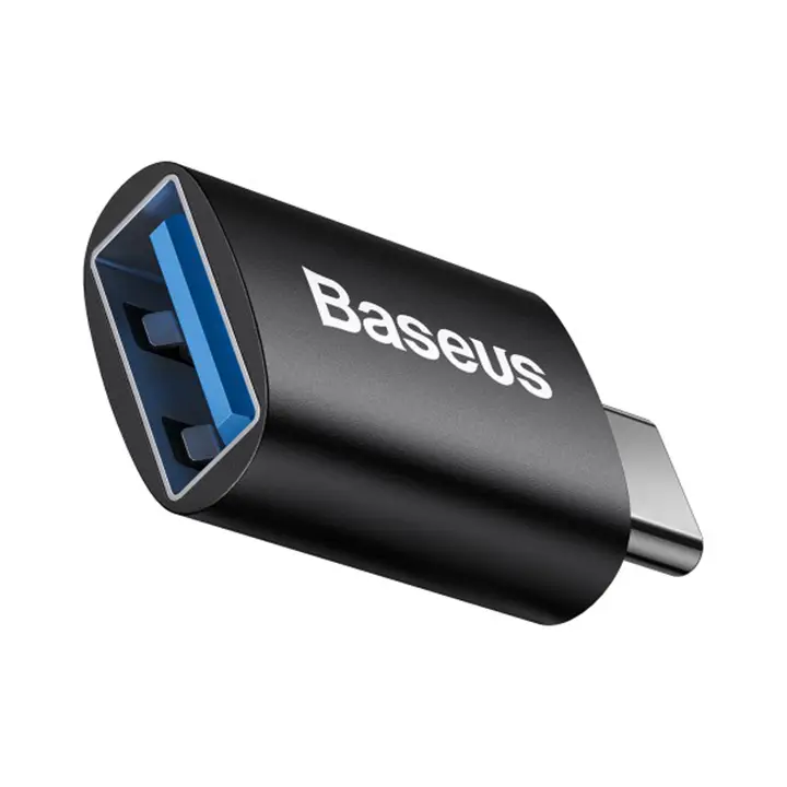 Baseus Ingenuity Series Mini OTG Adaptor Type-C to USB-A 3.1 Black AR Trading Official Storeonline shop bangladeshothoba.com
