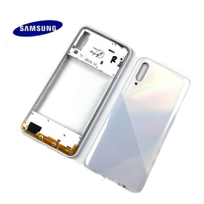 Picture of For Samsung Galaxy A70S Housing Frame with Battery Cover Replacement Back Battery Cover  Glass Case