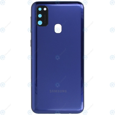 Picture of Backshell For Samsung Galaxy M21 Real Replacement Back Battery Cover Glass Case - Camera (Back Case Cover For Smartphone)