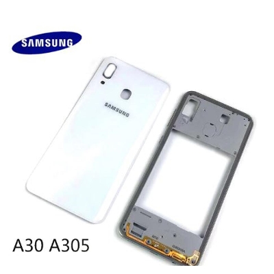 Picture of For Samsung Galaxy A30 Housing Frame With Battery Cover Replacement Back Battery Cover  Glass Case - Phone Back Cover - মোবাইল ফোন - Phone - Phone