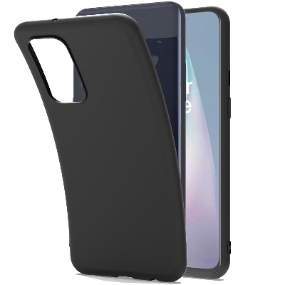 Picture of Black Silicon case FOR OnePlus 9t