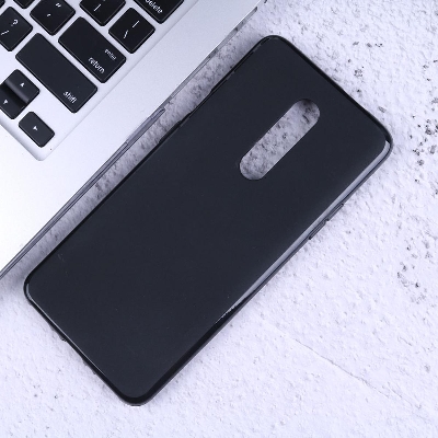 Picture of Black Silicon case FOR OnePlus 8