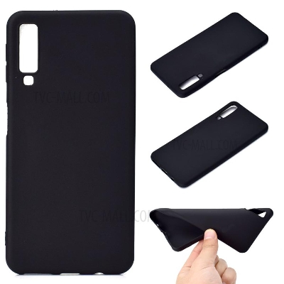 Picture of Black Silicon case FOR Samsung Galaxy A7 2018